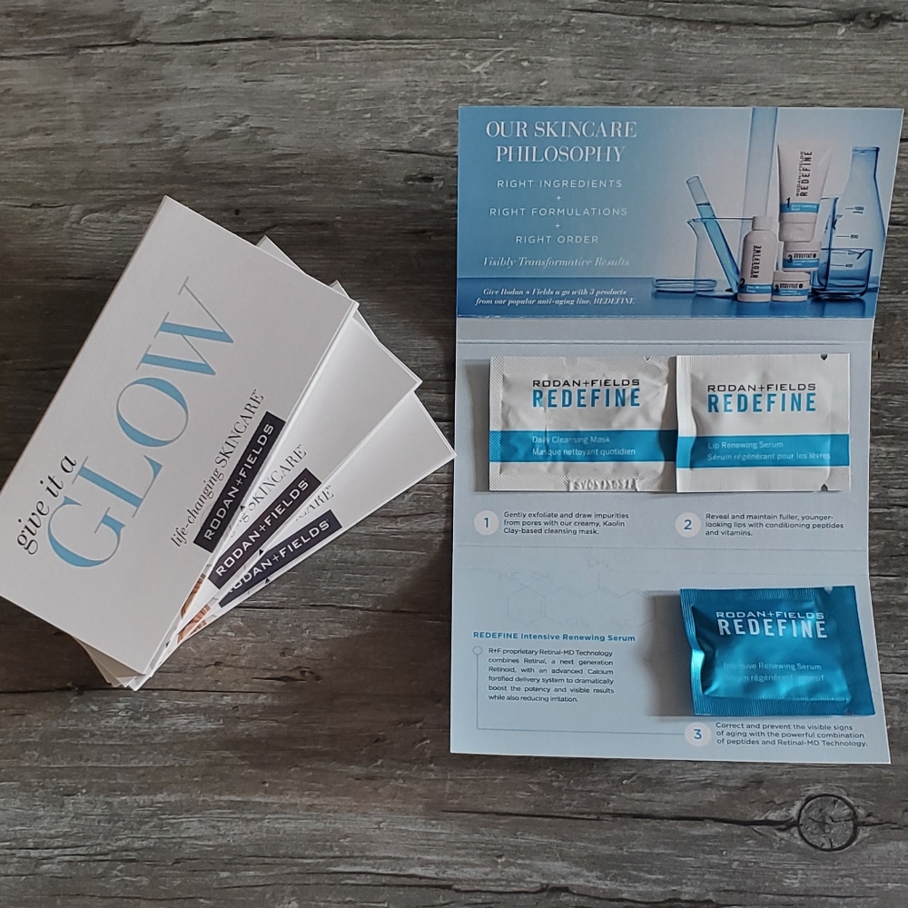Rodan +  Fields Give it a Glow Sample Packs